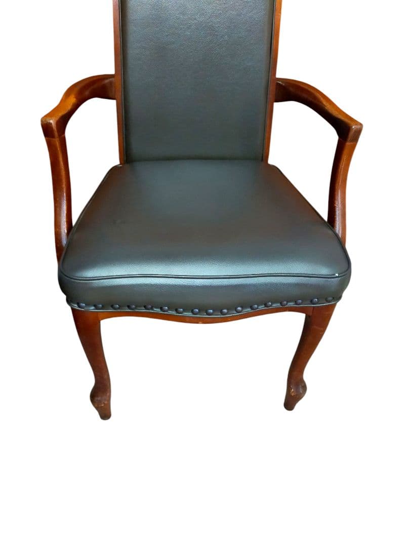 アンティーク　ヴィンテージアームチェア ダイニングチェア　猫脚