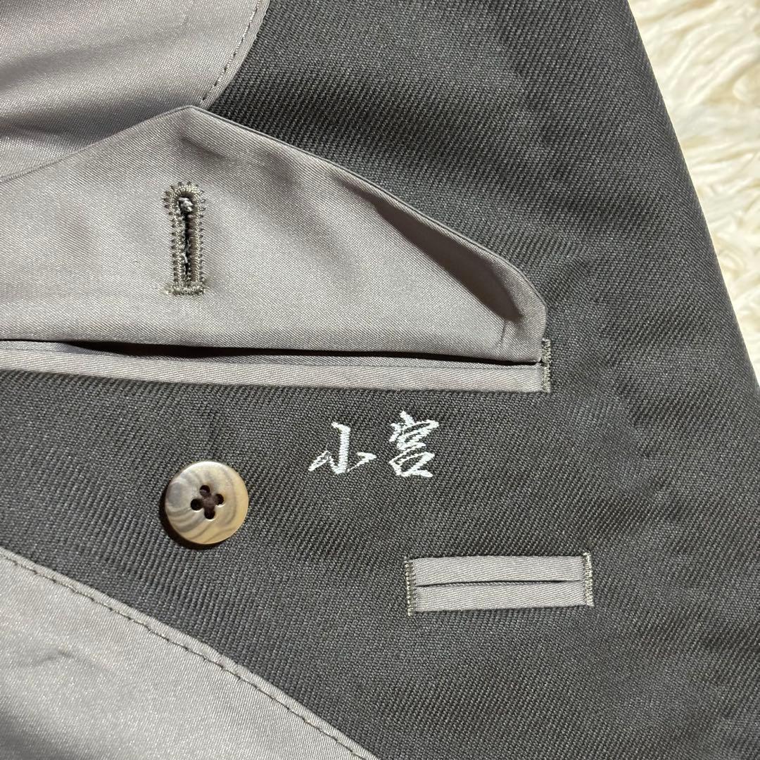 美品 バーバリー ダブル スーツ セットアップ ウール&モヘア メタルボタン