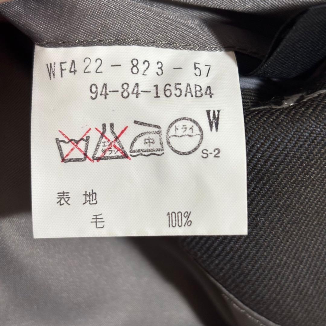 美品 バーバリー ダブル スーツ セットアップ ウール&モヘア メタルボタン