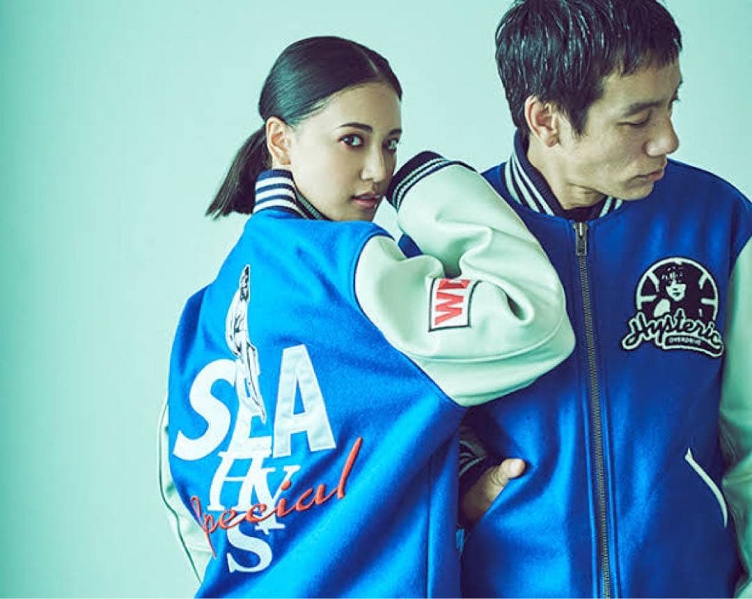 s*e様 wind and sea ヒステリックグラマー　スタジャン　ブルー　キ