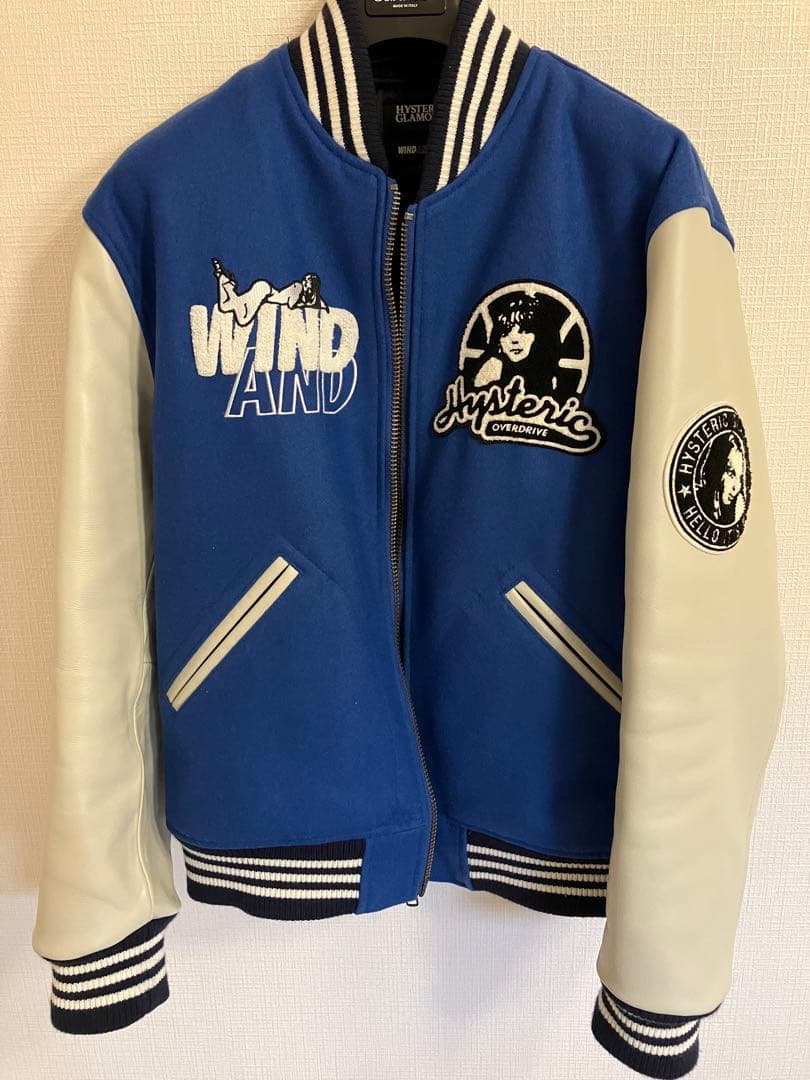 s*e様 wind and sea ヒステリックグラマー　スタジャン　ブルー　キ