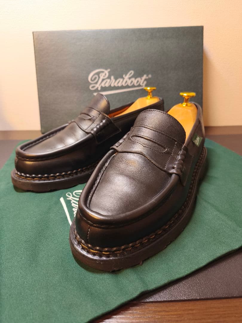 Paraboot REIMS / LIS NOIR UK6 パラブーツ ランス