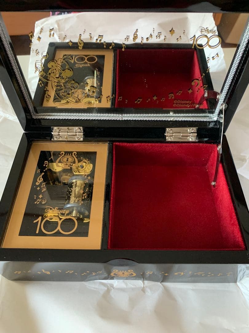 ディズニー創立100周年記念＜夢と魔法のメロディ＞会津塗オルゴール