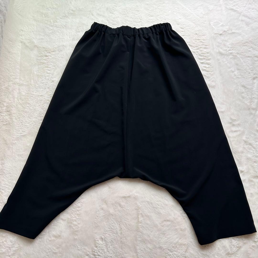 美品　ミズイロインド　サルエルパンツ　ブラック　2(Ｌ)