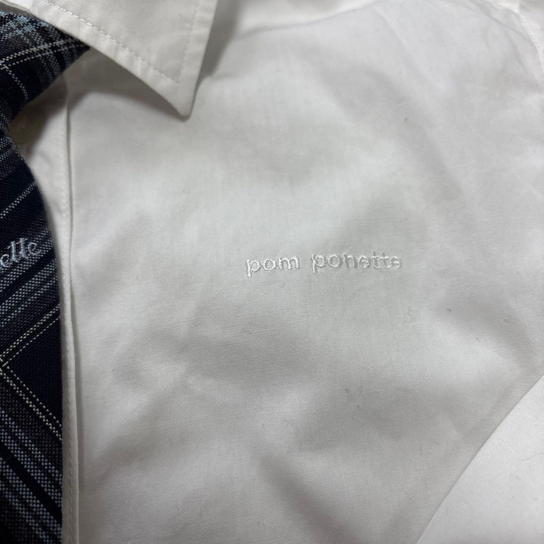 ポンポネットジュニアM（150）ネイビー チェック柄 スーツ・ブレザー セット