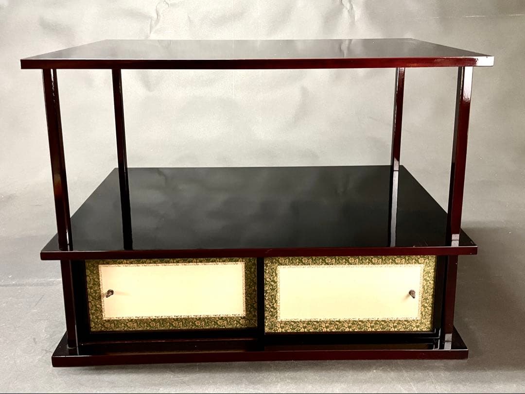 割引‼️「母」 武野紹鴎好 春慶塗 紹鴎棚 紹鴎袋棚 組立式 （515F②）