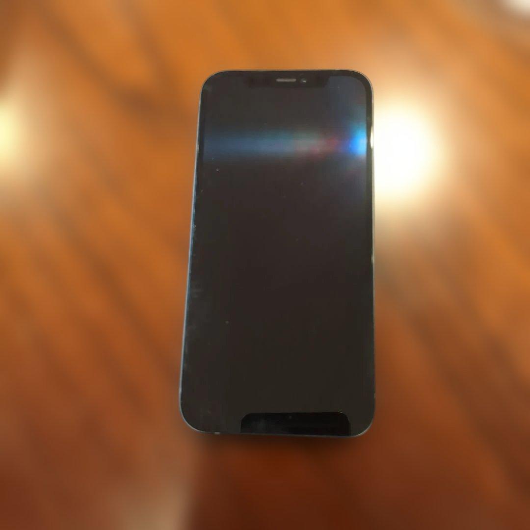 iphone12 64GB 本体（黒）バッテリー容量77%　箱　充電ケーブル付属