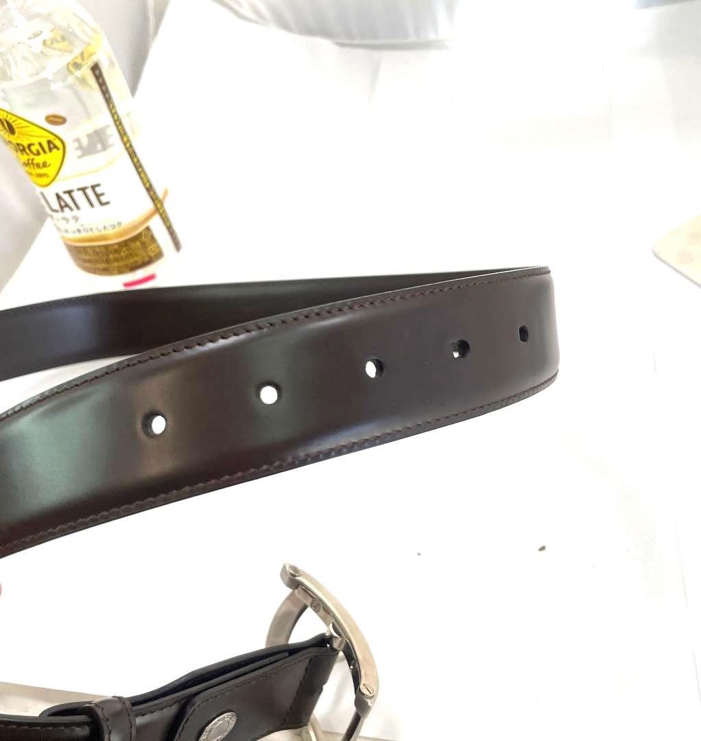 正規 ブルガリ アショーマ ウォッチベゼルバックル ベルト ブラックブラウン