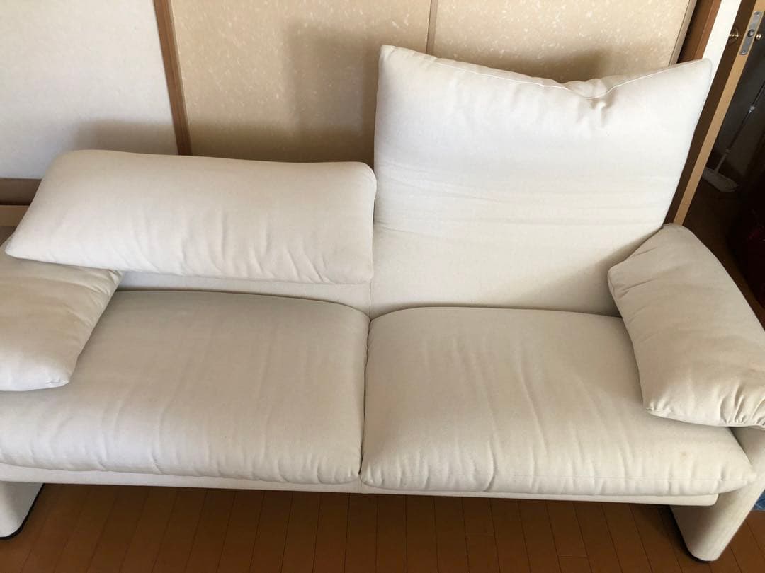 カッシーナ マラルンガ Cassina 2人掛けワイドソファ