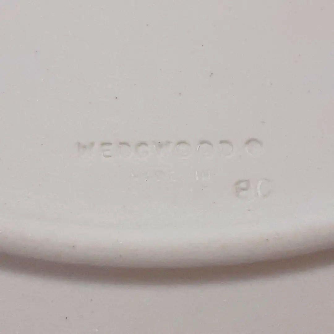 廃盤  ウェッジウッド ジャスパー ホワイト エンジェルプレート