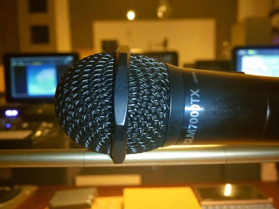 カラオケマイク AT-CLM7000TX ワイヤレスマイク 黒