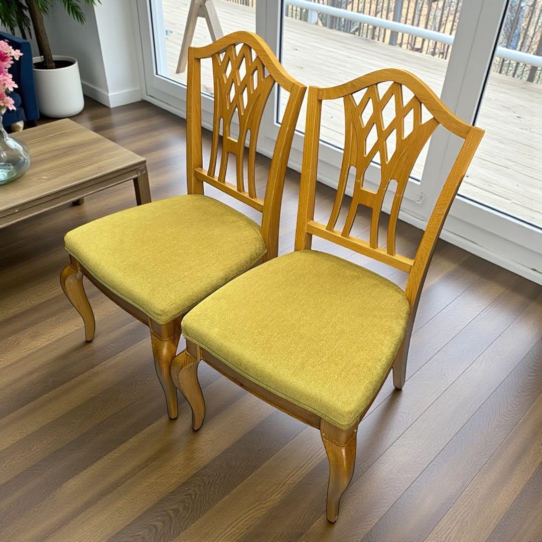 英国製 猫脚　チェア　マホガニー ダイニングチェア ヴィンテージ　ブラウン