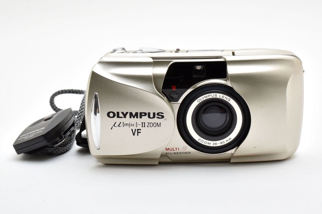 【完動美品】E-42 OLYMPUS μ Ⅱ ZOOM VF リモコン付き
