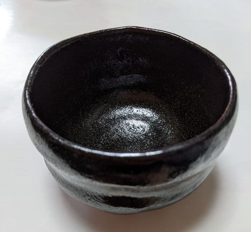 骨董品　抹茶茶碗　黒楽　茶道具