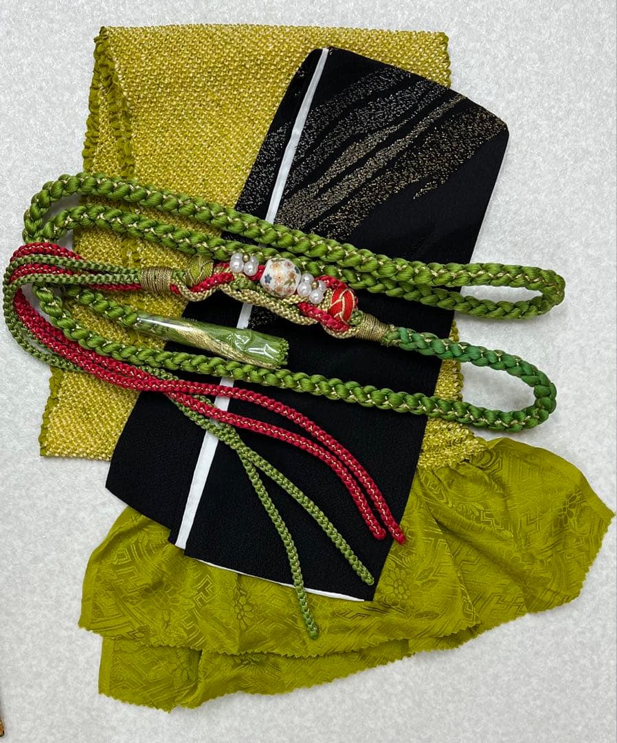 振り袖　フルセット　別誂長襦袢　赤　成人式　金彩加工　結婚式　刺繍半襟　745