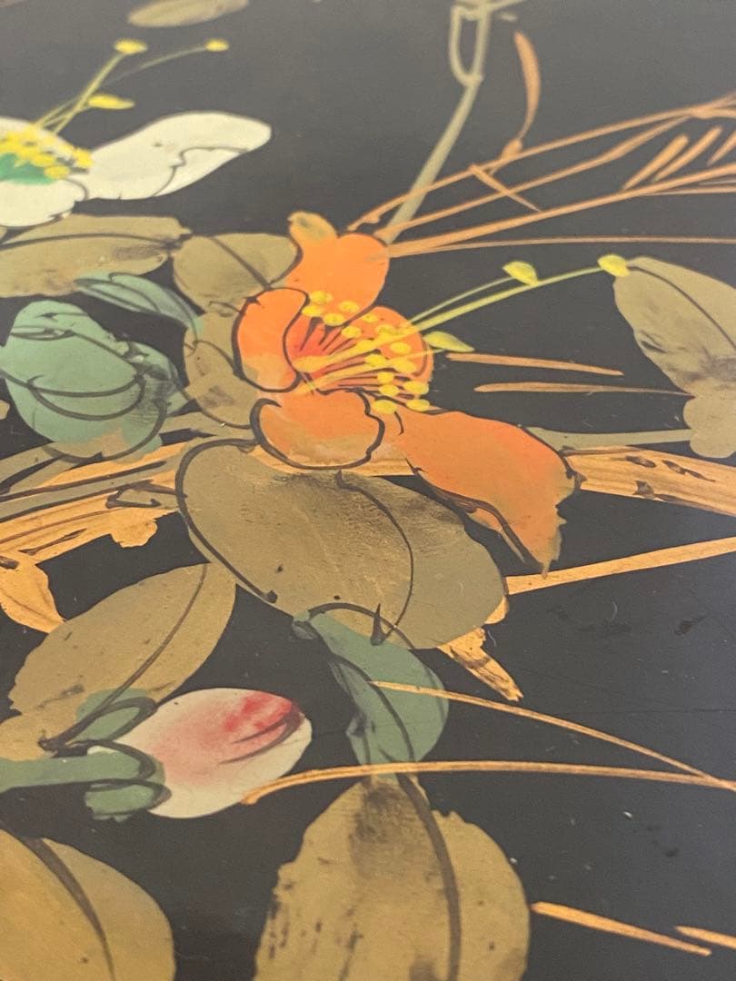 2692❣️ 中国家具 チェスト　花鳥図　引き出し