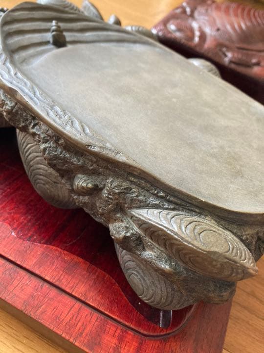 古い硯　木箱入り