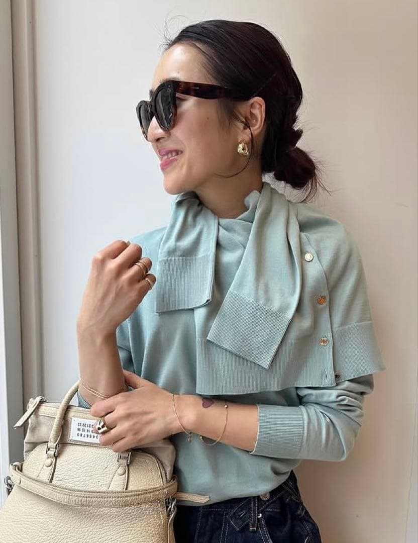 ドゥーズィエムクラス　FF30 GIZA カーディガン