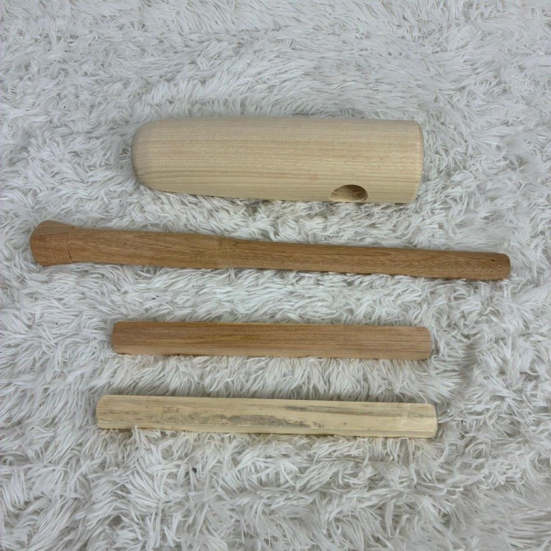 【新品未使用】 臼と杵 ミニうす 木製 8合用 餅つき 正月 イベント 行事