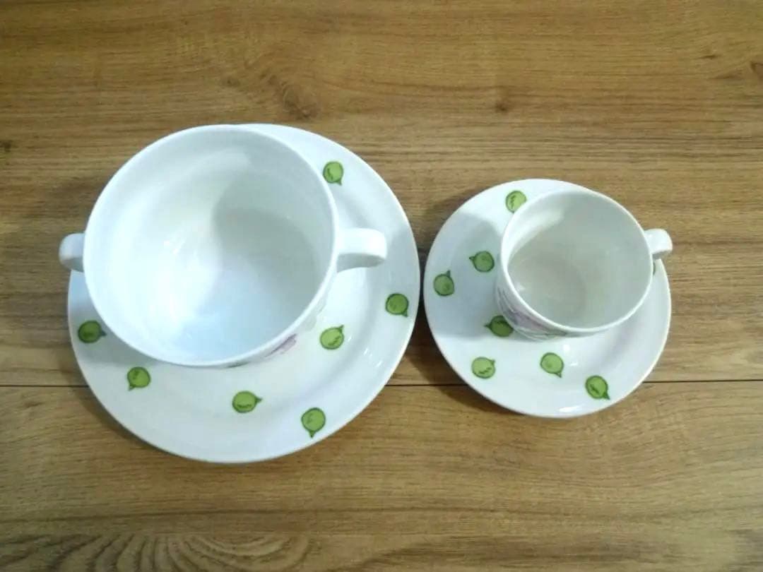 リチャードジノリ スイートピー スープ・デミタス・プレートのセット