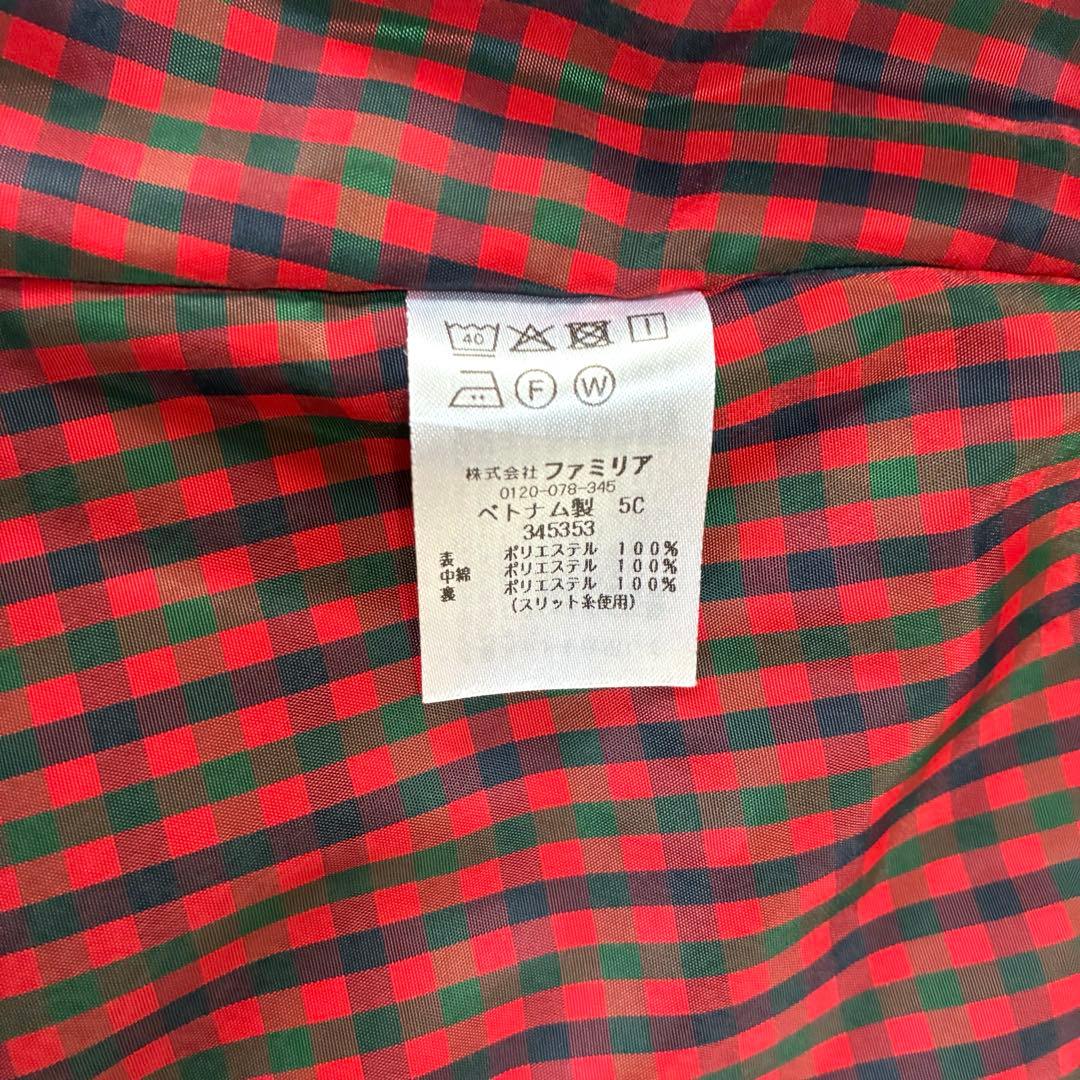 familiar 黒 120㎝　ダウンコート　中綿ジャケット 現行モデル。