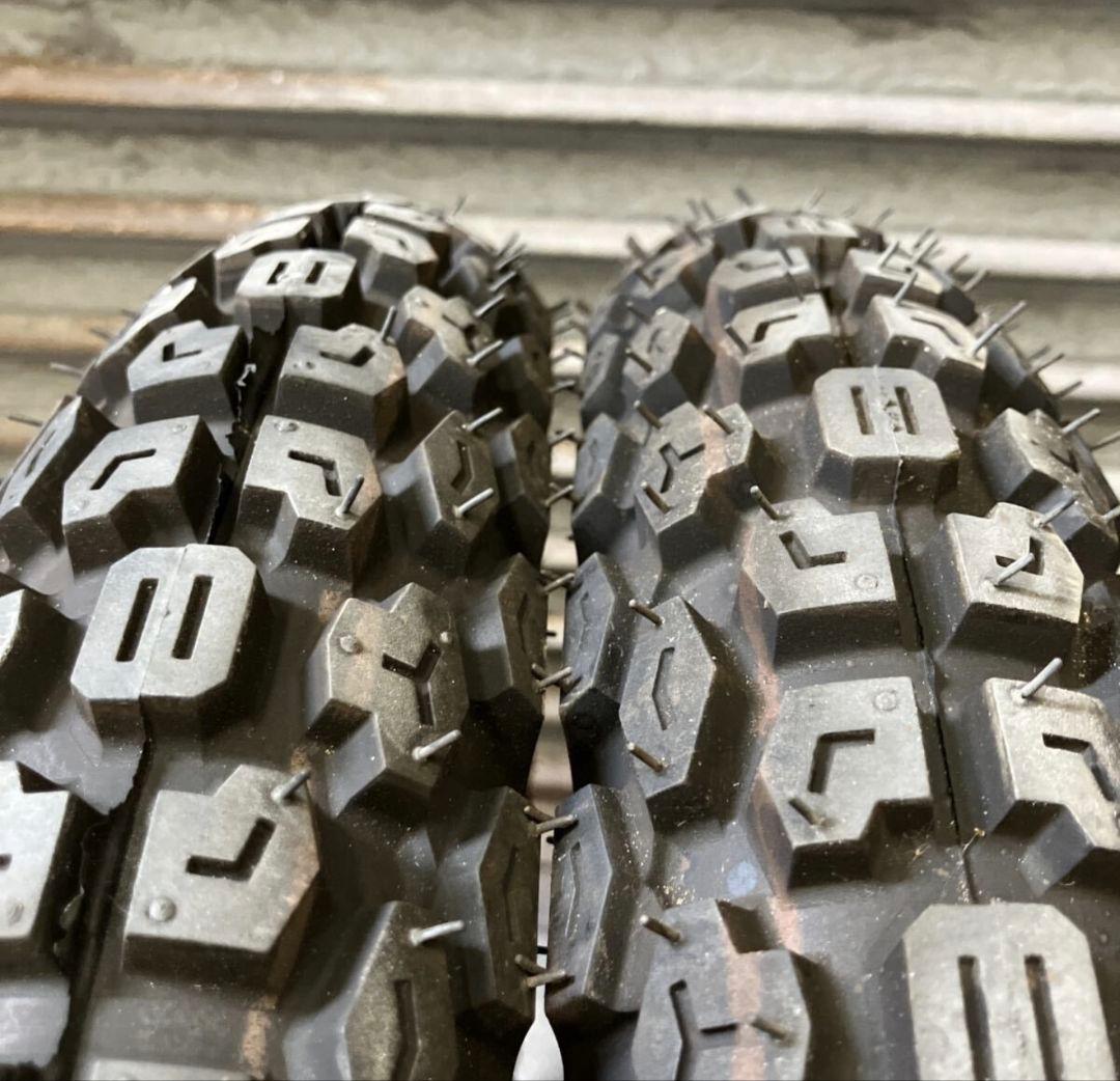 ★ホンダ　スーパーカブ　3.00-17 ブロックタイヤ付き★検索用　太足