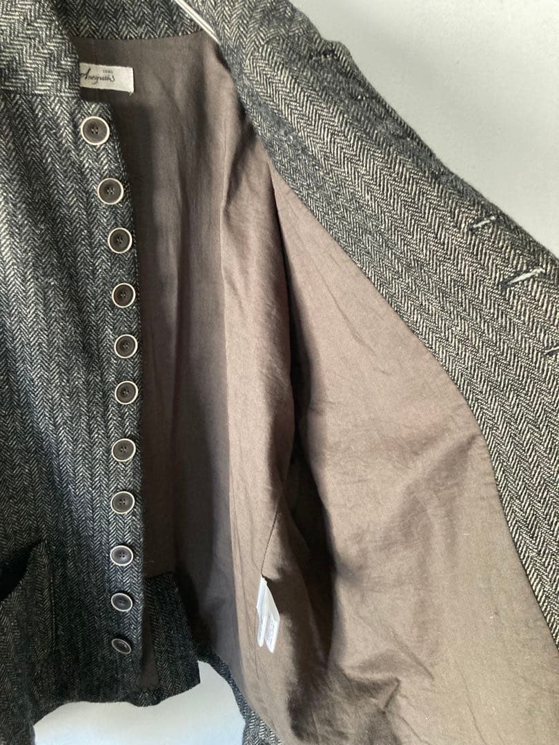 【完売品】ICHI Antiquites ウールヘリンボーンジャケット