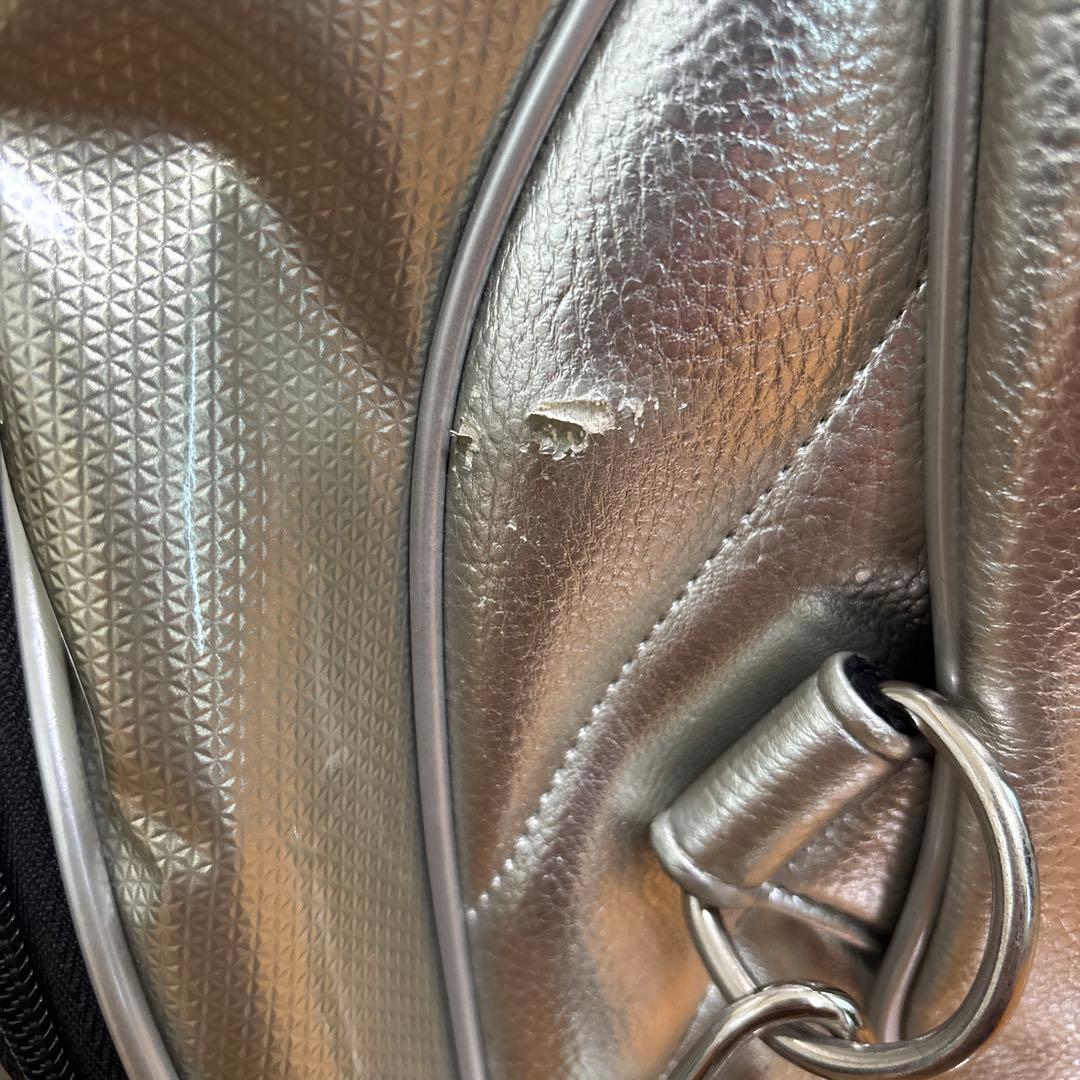 銀*郎様 Admiral キャディバッグ シルバー 9.5型　中古品　アドミラル