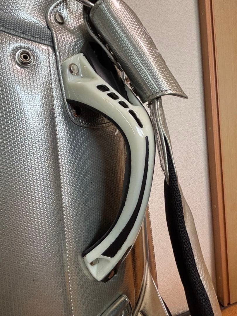 銀*郎様 Admiral キャディバッグ シルバー 9.5型　中古品　アドミラル