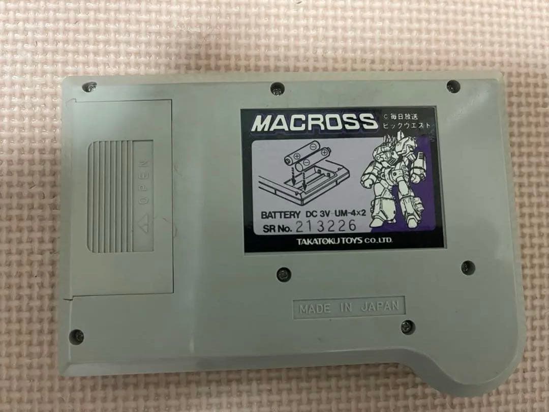 希少品　超時空要塞マクロス スペースファイト　ゲームウォッチ