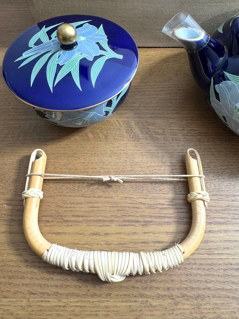 415 香蘭社　プリンセスリリー　茶器揃　未使用品　共箱