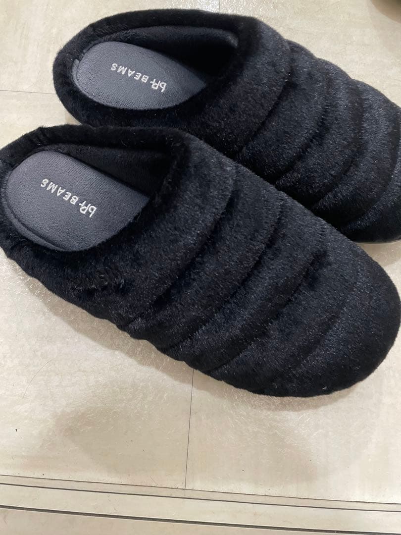 subuサンダル　beams別注フェイクファー