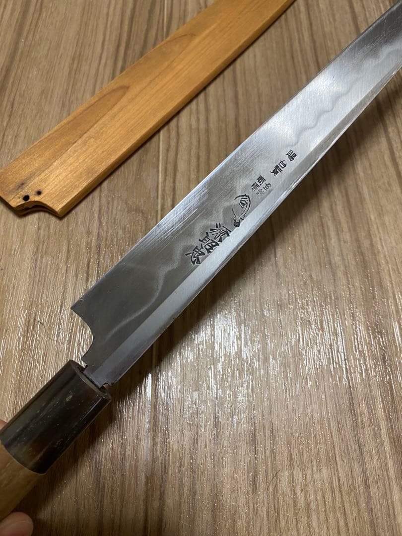 源昭忠作　テッサ　本焼包丁　9寸