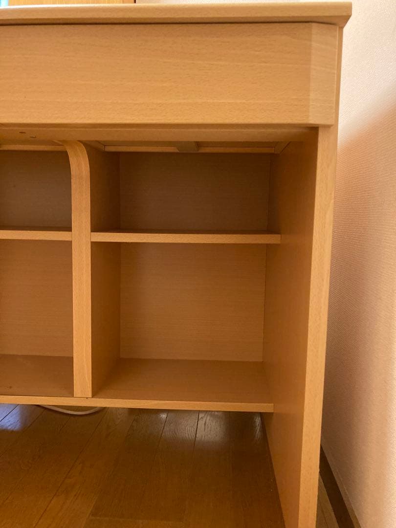 学習机　 事務デスク　収納力あり