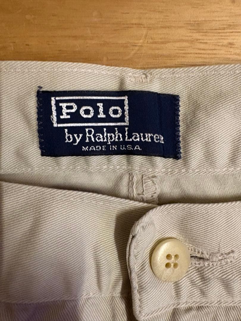 Ralph Lauren ラルフローレン 初期ボックスロゴ チノパン　USA製
