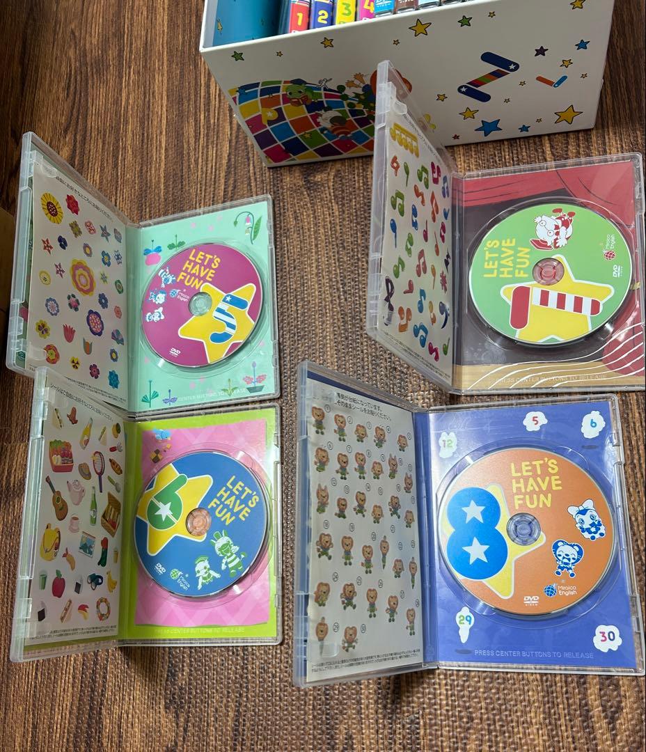 【美品・完品】Miraico English DVD ボックス