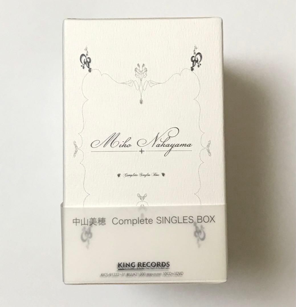 中山美穂 CD Complete SINGLES BOX 初回限定生産品