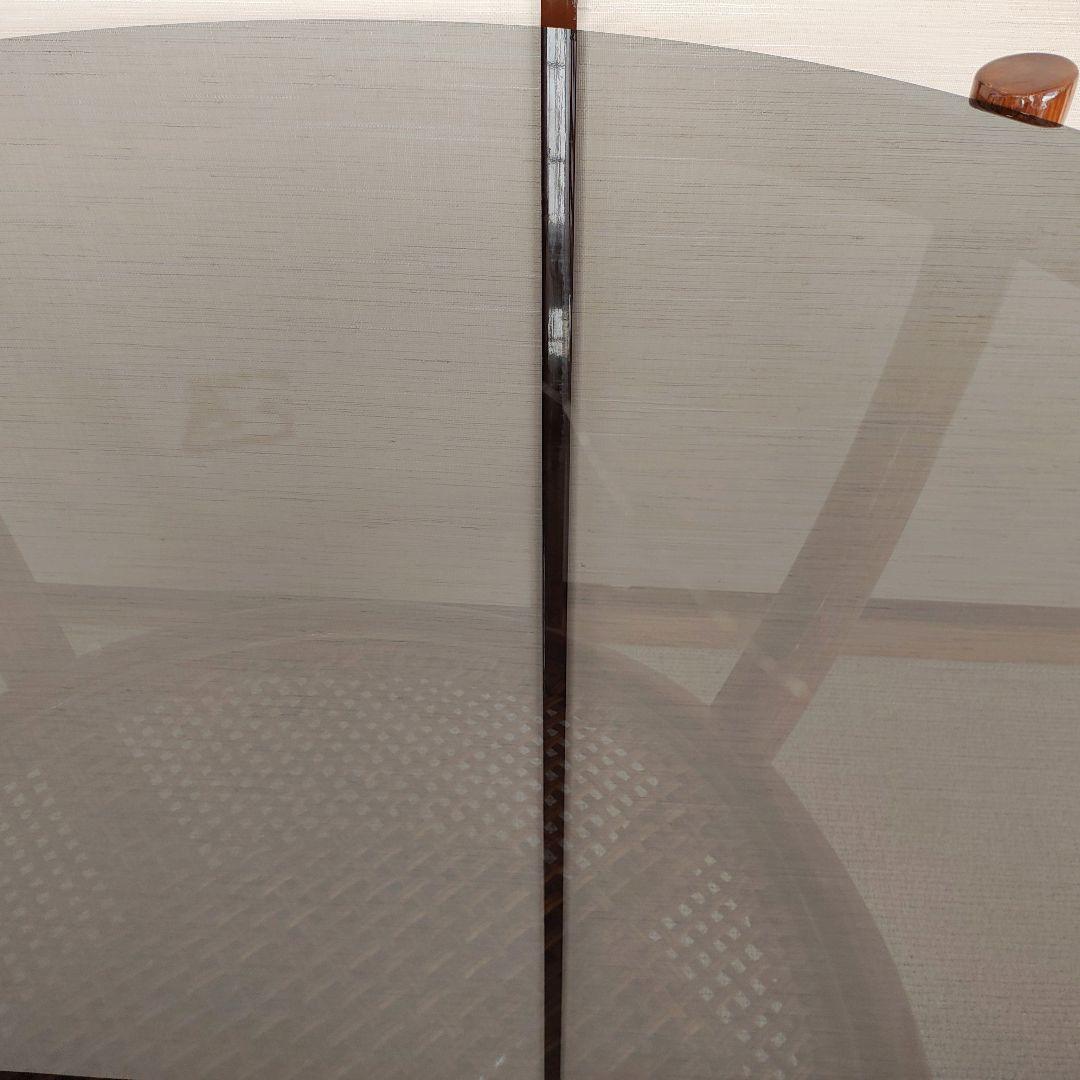 籐 ラタン ガラス天板 センターテーブル ヴィンテージ 籐 昭和レトロ