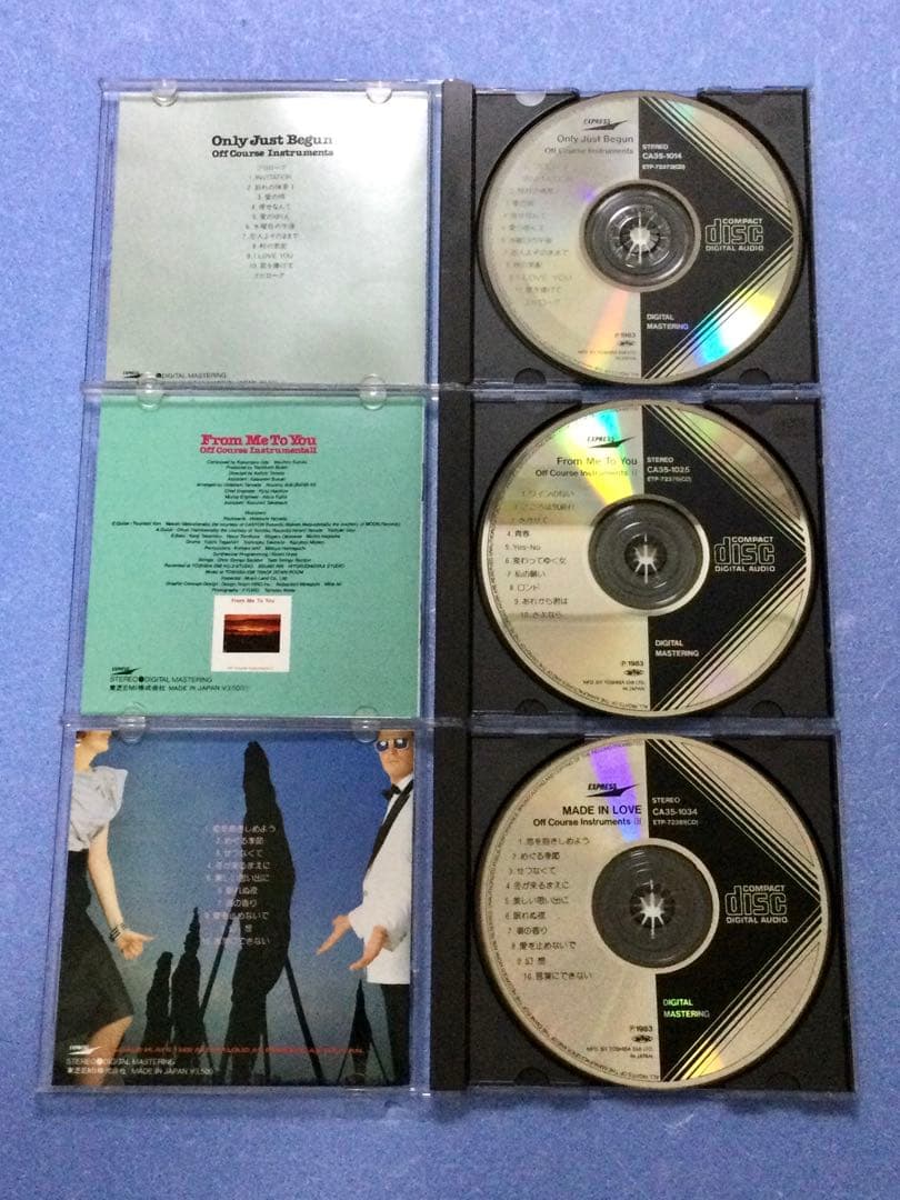 オフコース◇インストゥルメンタルＣＤ３枚セット