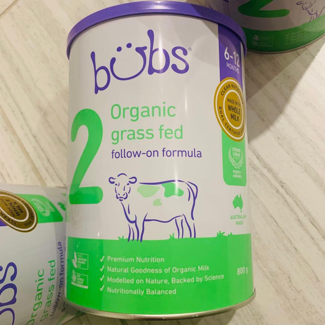 【New缶】bubs バブズ牛の粉ミルク ステップ2(6ヶ月〜12ヶ月)6缶