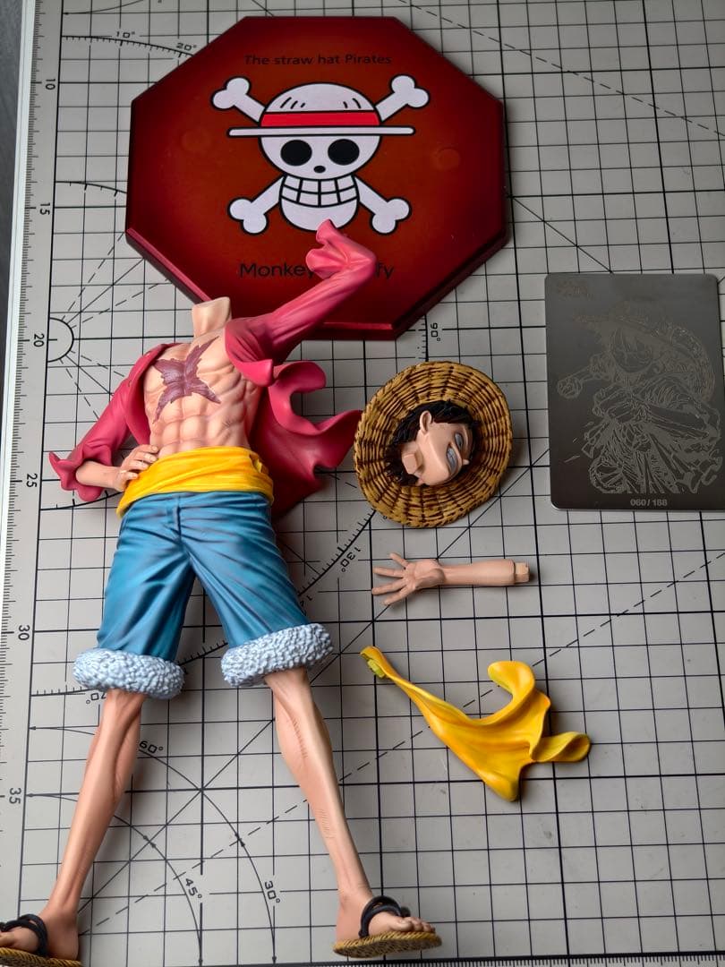 ワンピース モンキー・D・ルフィ フィギュア 樹脂製