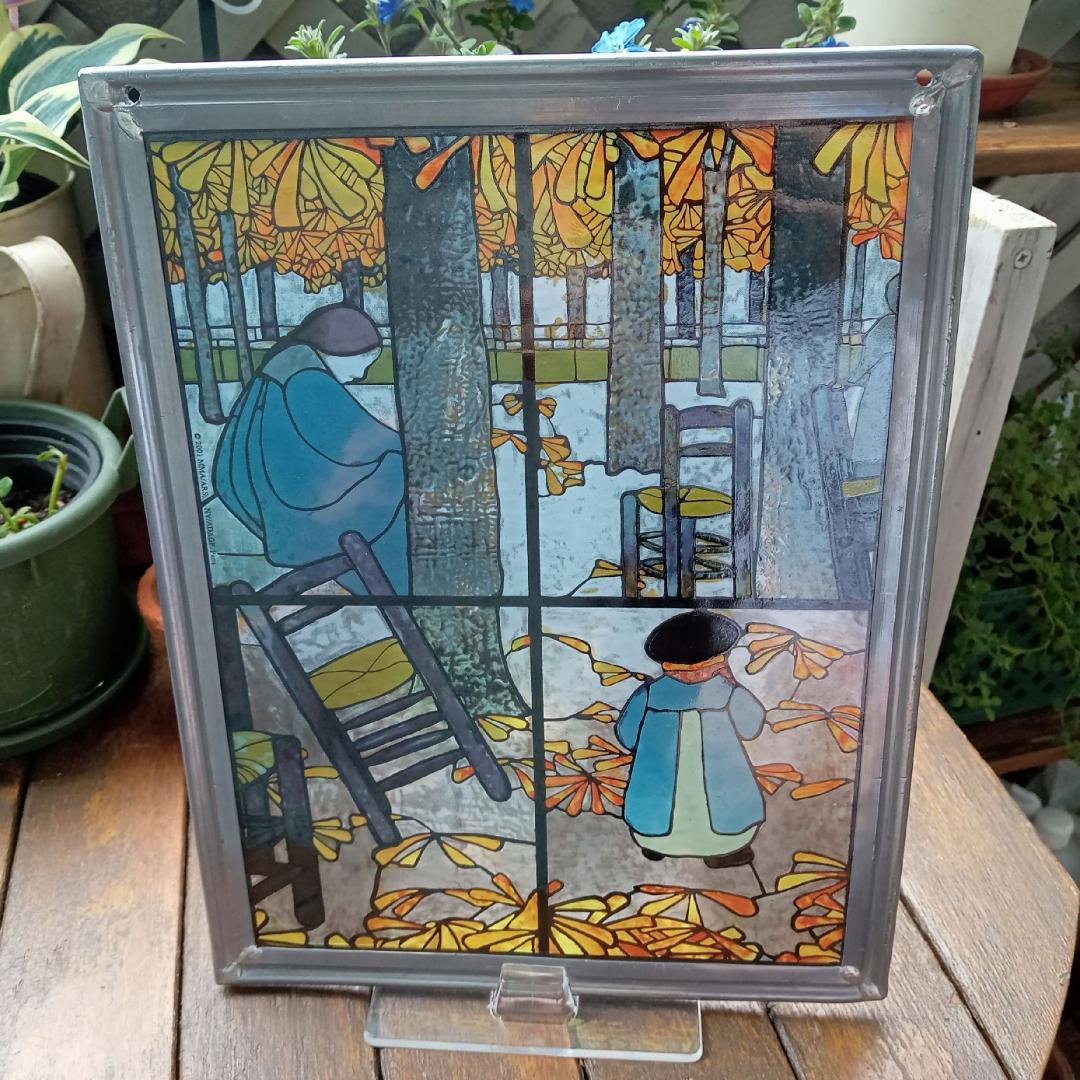 ルイスCティファニー ステンドグラス グザヴィエ 庭 グラスマスターズ社