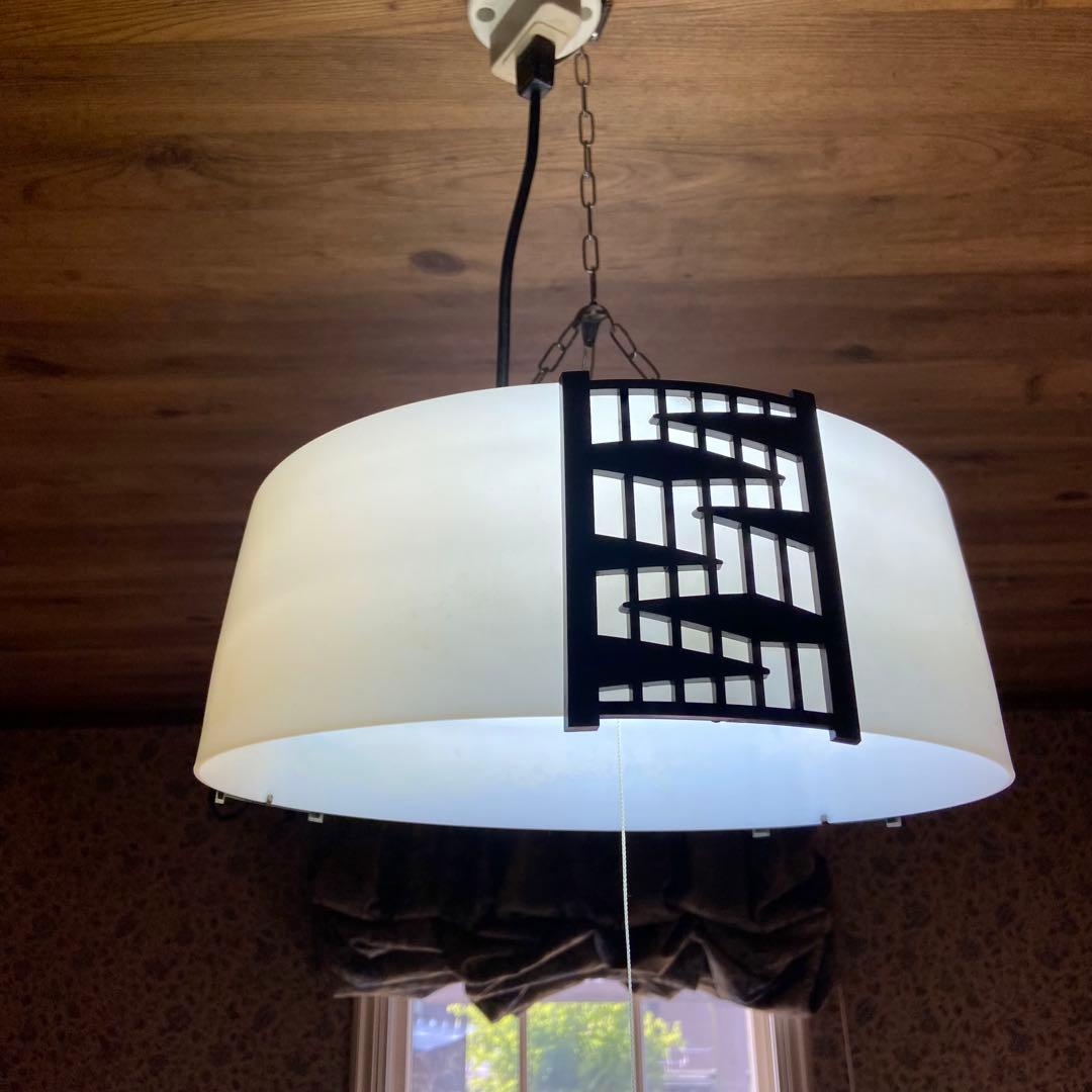 昭和レトロ　天井照明　ナショナル　和風照明