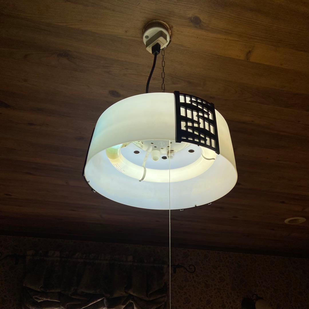 昭和レトロ　天井照明　ナショナル　和風照明