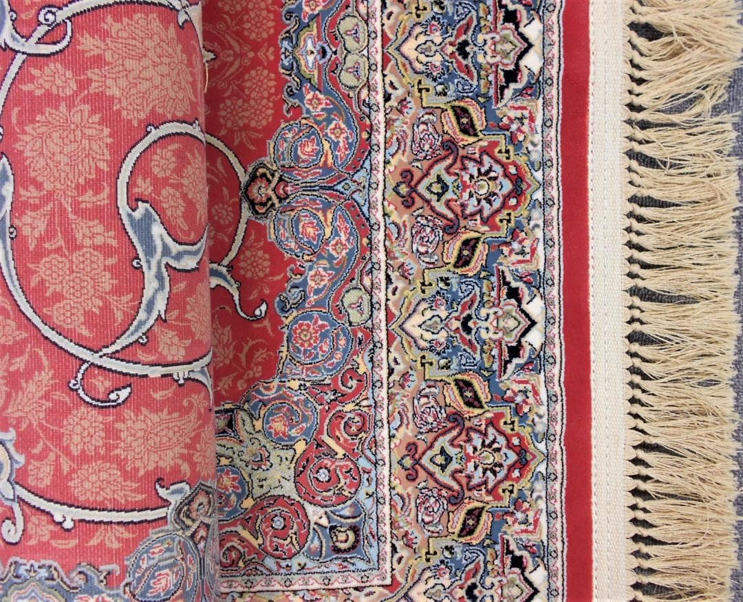 144万ノット！高密度織、本場イラン産 絨毯！150×225cm-201501