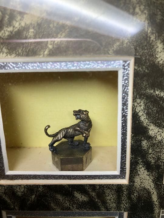 置物 足銀12干支　骨董 稀少美品　酸化変色