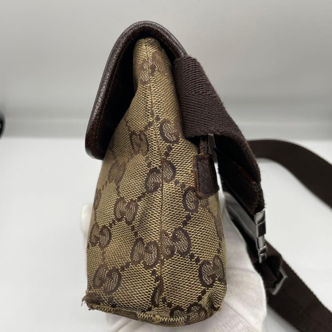 GUCCI ウエストポーチ GG キャンバス w5