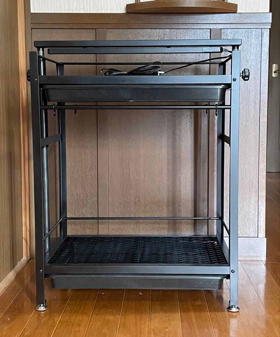 受注生産開始　オプション多数　アイアン植物棚　ダクトレール付き！