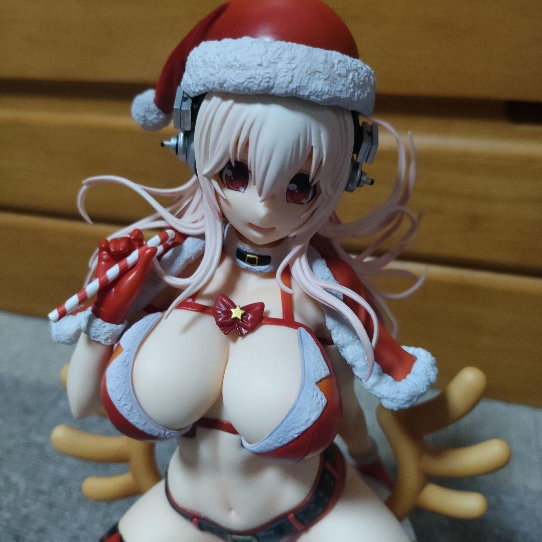 美少女フィギュア　VERTEX　1/7すーぱーそに子 クリスマスver.ジャンク
