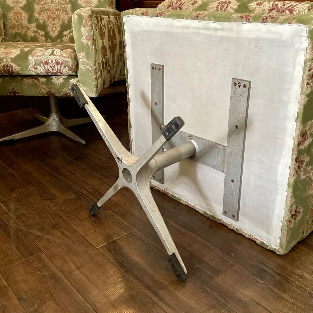 n3137r118 豪華な金華山柄 ラウンジチェア 2脚セット